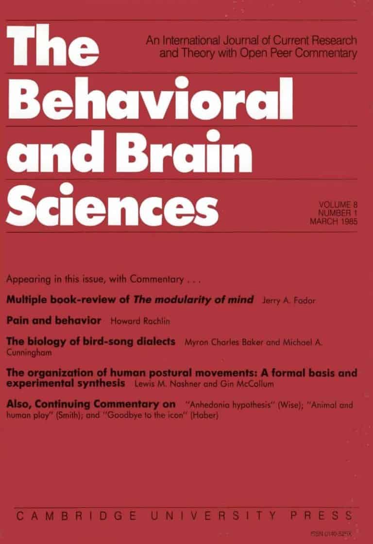 Behavioral and Brain Sciences