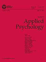 Journal of Applied Psychology