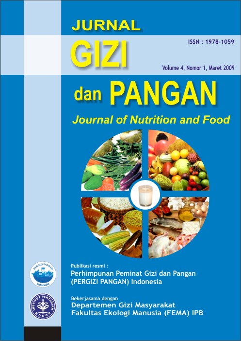 Jurnal Gizi dan Pangan